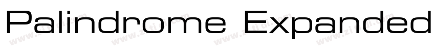 Palindrome Expanded字体转换